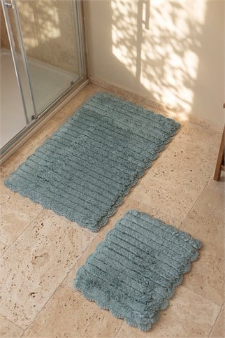 İrya Arora Banyo Paspası Pudra Mavi 40x50+60x90 Cm