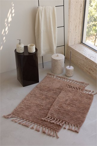 İrya Belina Banyo Paspası Karamel 40x60+60x90 Cm
