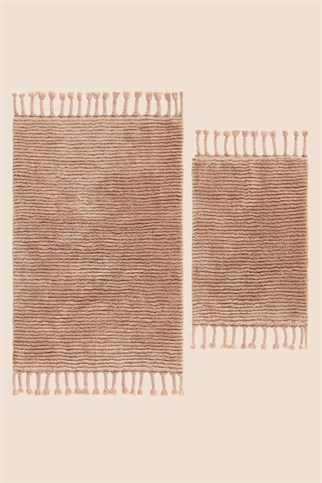 İrya Belina Banyo Paspası Karamel 40x60+60x90 Cm