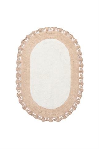 İrya Bianca Banyo Paspası Ekru 40x60+60x90 Cm