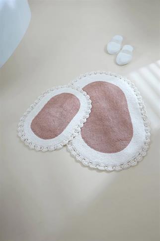 İrya Bianca Banyo Paspası Krem 40x60+60x90 Cm