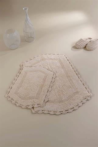 İrya Dale Banyo Paspası Bej 40x60+60x90 Cm