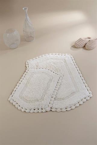 İrya Dale Banyo Paspası Ekru 40x60+60x90 Cm