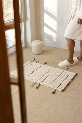 İrya Earth Banyo Paspası Kahve 60x100 Cm