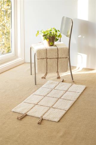 İrya Elani Banyo Paspası Bej 40x60+60x90 Cm