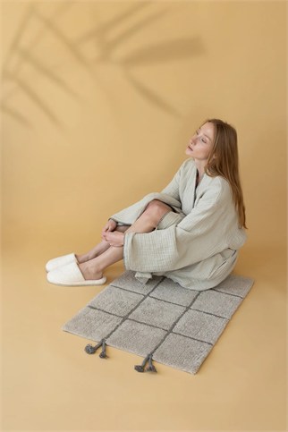 İrya Elani Banyo Paspası Yeşil 50x80 Cm