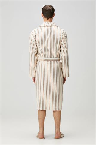İrya In Lines Erkek Pamuk Bornoz Mocha L/XL