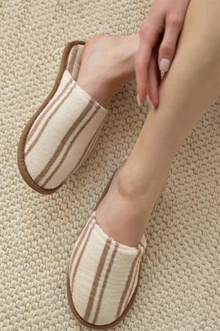 İrya In Lines Unisex Terlik Mocha 36-38