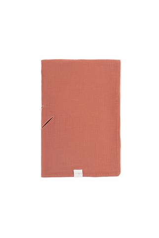 İrya Joy Of Colors Organik Pamuk 2 Katlı Müslin Puset Örtüsü Kiremit