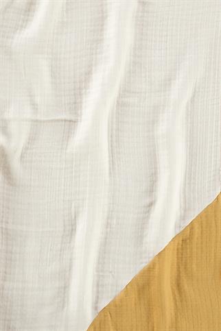 İrya Joy Of Colors Organik Pamuk 4 Katlı Müslin Örtü Sarı 100x100 Cm