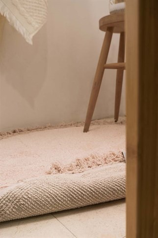 İrya Lora Banyo Paspası Pembe 90x90 Cm