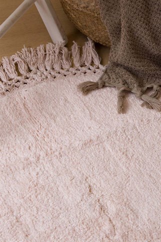 İrya Lora Banyo Paspası Pembe 90x90 Cm