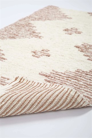 İrya Mistic Banyo Paspas Takımı Kahve 40x60-60x90 Cm
