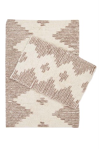 İrya Mistic Banyo Paspas Takımı Kahve 40x60-60x90 Cm