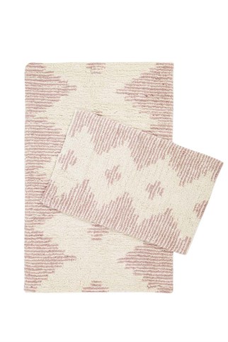 İrya Mistic Banyo Paspas Takımı Rose 40x60-60x90 Cm