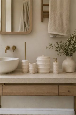 İrya Nova Banyo Aksesuar Seti 4 Parça Ekru