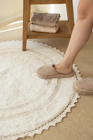 İrya Olea Banyo Paspası Ekru 100x100 Cm