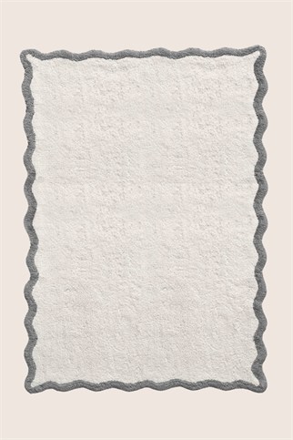 İrya Scallop Banyo Paspası Açık Gri 100x150 Cm