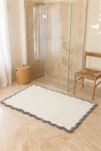 İrya Scallop Banyo Paspası Açık Gri 100x150 Cm