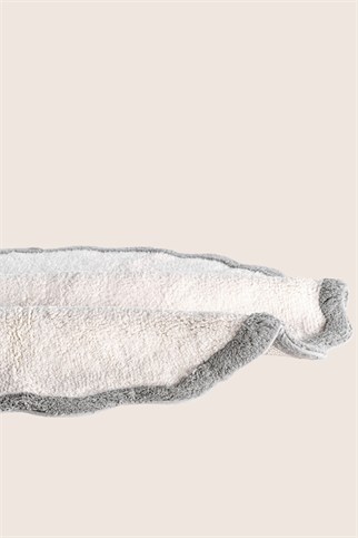 İrya Scallop Banyo Paspası Açık Gri 120x120 Cm