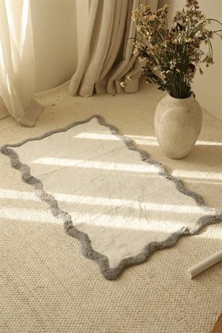 İrya Scallop Banyo Paspası Açık Gri 60x100 Cm