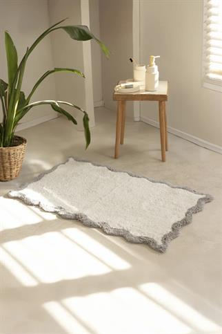 İrya Scallop Banyo Paspası Açık Gri 60x100 Cm