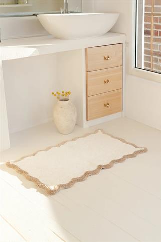 İrya Scallop Banyo Paspası Bej 60x100 Cm