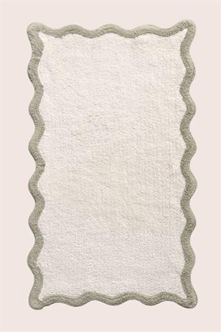 İrya Scallop Banyo Paspası Yeşil 60x100 Cm