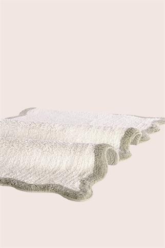 İrya Scallop Banyo Paspası Yeşil 60x100 Cm