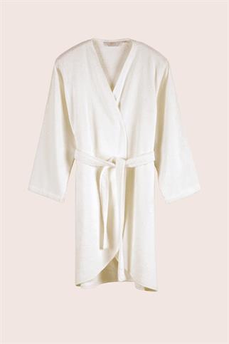 İrya Sedef Kadın Bambu Bornoz Krem L/XL