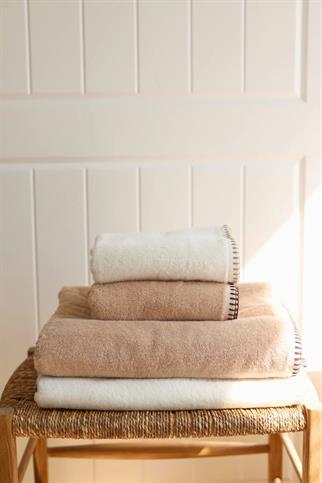 İrya Shadow Pamuk Havlu Ekru 50x90 Cm