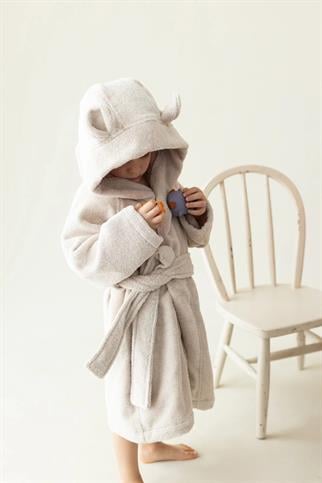 İrya Tiny Bear Organik Pamuklu Çocuk Bornuzu Bej 4-5 Yaş