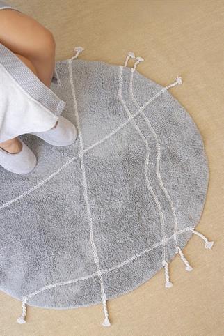 İrya Travertine Banyo Paspası Gri 100x100 Cm