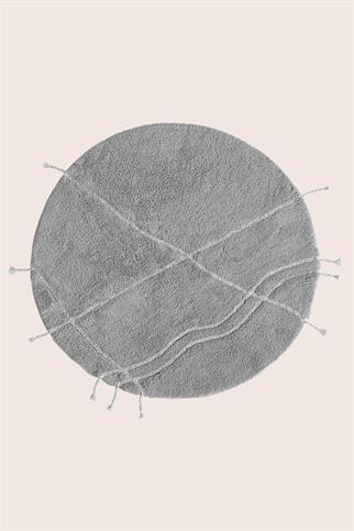 İrya Travertine Banyo Paspası Gri 100x100 Cm