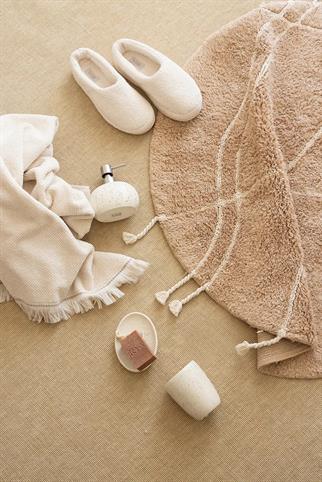 İrya Travertine Banyo Paspası Kahve 100x100 Cm