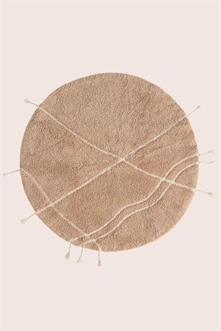 İrya Travertine Banyo Paspası Kahve 100x100 Cm