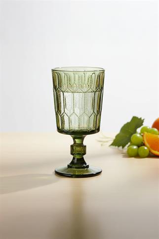 Lucky Art Almera Cam Kadeh Seti Yeşil 4 Parça