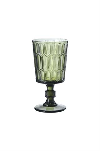 Lucky Art Almera Cam Kadeh Seti Yeşil 4 Parça