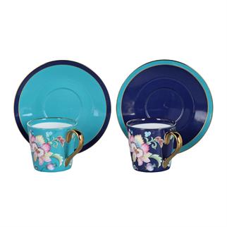 Lucky Art Elysia Bone Kahve Fincan Seti 4 Parça