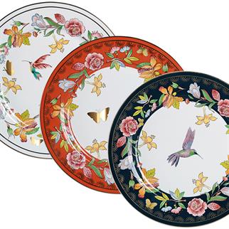 Lucky Art Evelyn Bone Servis Tabak Seti 6lı 27 Cm