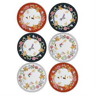 Lucky Art Evelyn Bone Servis Tabak Seti 6lı 27 Cm