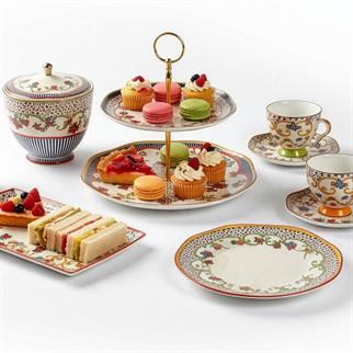 Lucky Art Fiora Bone 6lı Tabak Seti 19 Cm