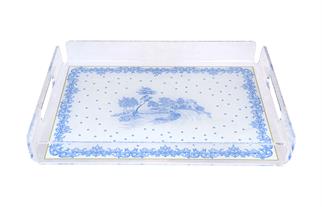 Lucky Art Florance Pleksi Tepsi 30x22 Cm