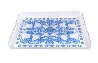 Lucky Art Florance Pleksi Tepsi 40x30 Cm