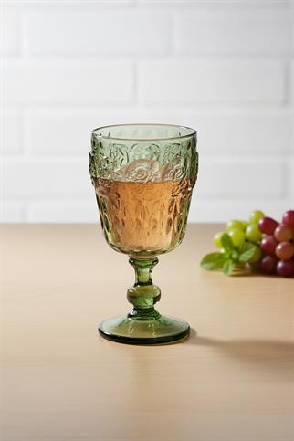 Lucky Art Florine Cam Kadeh Seti Yeşil 4 Parça