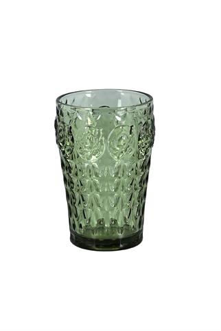 Lucky Art Florine Cam Su Bardağı Seti Yeşil 4 Parça