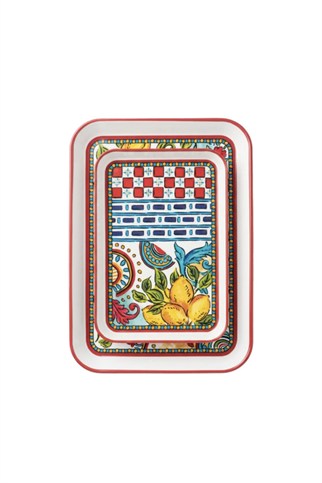 Lucky Art Lemozia Melamin Tepsi 2li