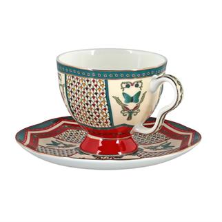 Lucky Art Liora Bone Çay Fincan Takımı 12 Parça