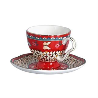 Lucky Art Liora Bone Kahve Fincan Takımı 12 Parça