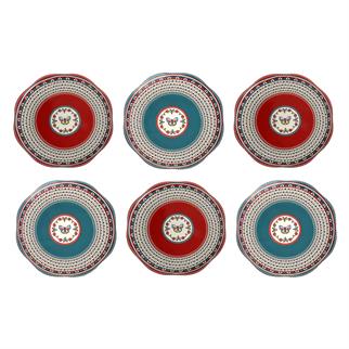 Lucky Art Liora Bone Servis Tabak Seti 6lı 27 Cm